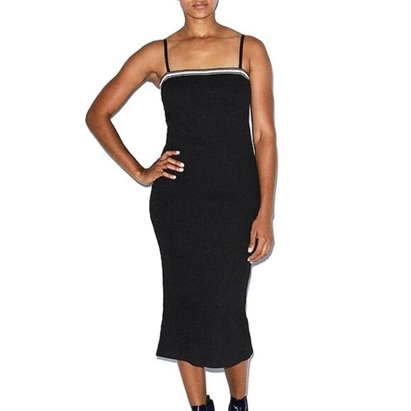 American Apparel Tube Knit Ribbed Dress - Picture 1 of 8
